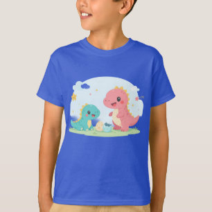 Camiseta Bebês Dinossauros Fofos – Ilustração de Dinossauro