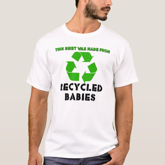 Camiseta Bebês do reciclado (Frente)