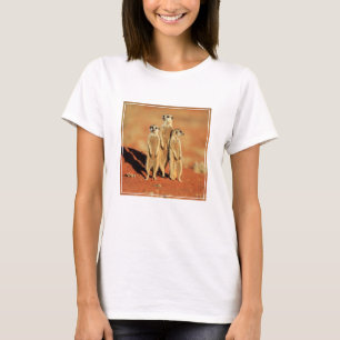 Camiseta Bebês Mais Pobres   3 Meerkats