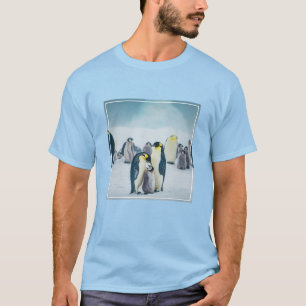 Camiseta Bebês Mais Pobres Alimentos para pinguins bebês