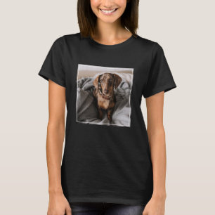Camiseta Bebês Mais Pobres Dachshund De Chocolate