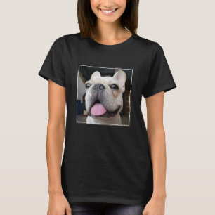 Camiseta Bebês Mais Pobres Face de Buldogue Francesa