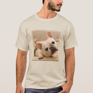 Camiseta Bebês Mais Pobres   Inclinação da cabeça do Bulldo