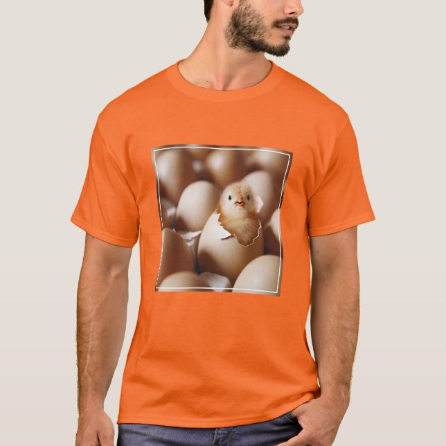 Camiseta Bebês Mais Pobres | Novo Pintinho (Frente)