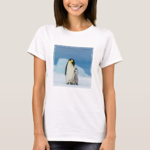 Camiseta Bebês Mais Pobres Pintinho Imperador Pinguim