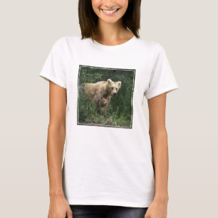 Camiseta Bebês Mais Pobres Urso-Da-Mama E Cubos