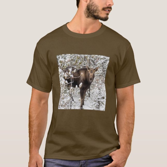 Camiseta Bebês Mais Pobres | Vitelo de Moose (Frente)
