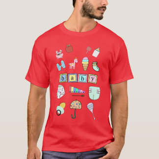 Camiseta Bebês super do adulto do vermelho | de ABDL | |