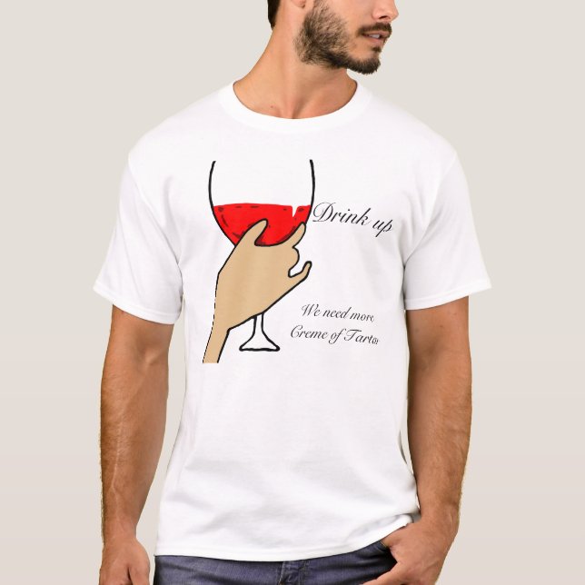 Camiseta Bebida acima do t-shirt (Frente)