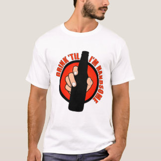 Camiseta Bebida 'até que eu for considerável