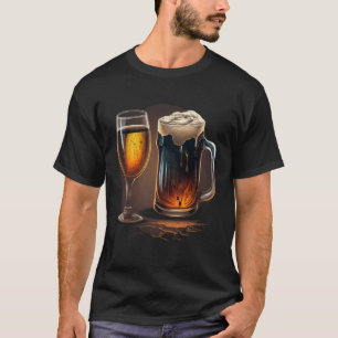 Camiseta Bebida Bebendo de Vinho Bebida Bebida Bebida Álcoo