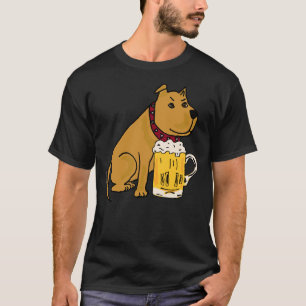 Camiseta Bebida Bebendo Touro Engraçado