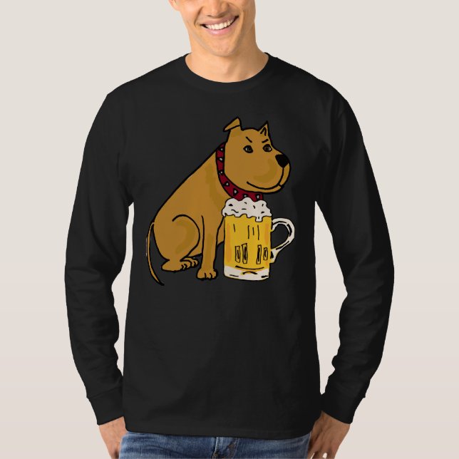 Camiseta Bebida Bebendo Touro Engraçado (Frente)