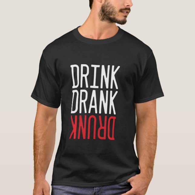 Camiseta Bebida Bebida Bebida Bebado Bebida Álcool Beer Álc (Frente)