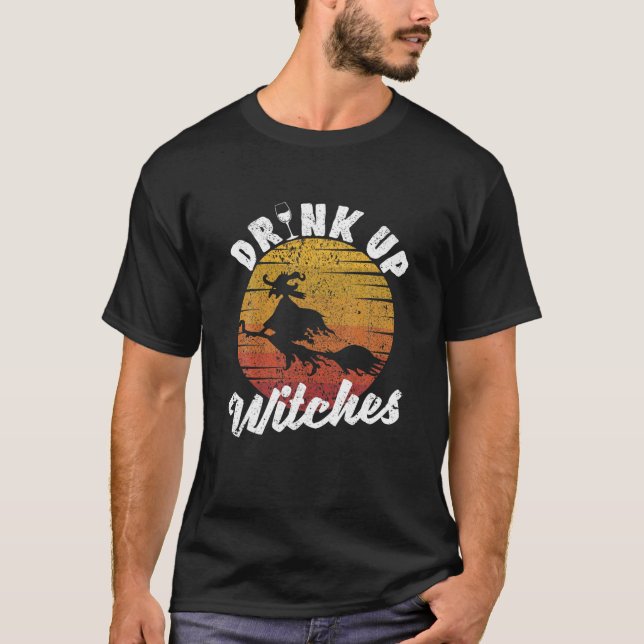 Camiseta Bebida Bebida Drinker De Vinho Com Bebendo De Brux (Frente)