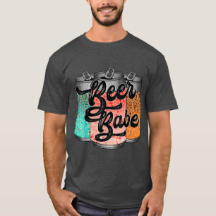 Camiseta Bebida de cerveja ocidental Country Music Leopard 