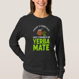 Camiseta Bebida de Chá de Folhas de Yerba Mate Argentina Pó