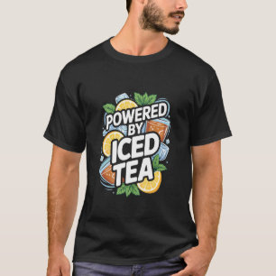 Camiseta Bebida de Fatia de Limão de Chá Gelado