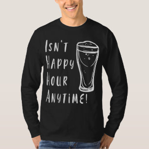 Camiseta Bebida de Vinho de Cerveja não é feliz a qualquer
