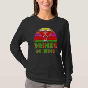 Camiseta Bebida de Vinho Drinko de Wino Comida Mexicana 5 d
