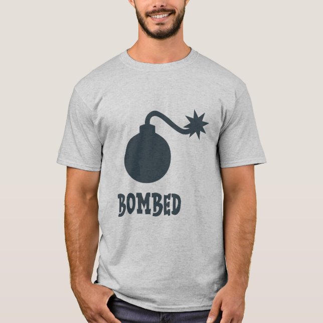 Camiseta Bebida Divertida de Festa Bombada (Frente)