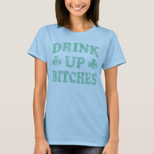 Camiseta Bebida do Dia de São Patrício acima