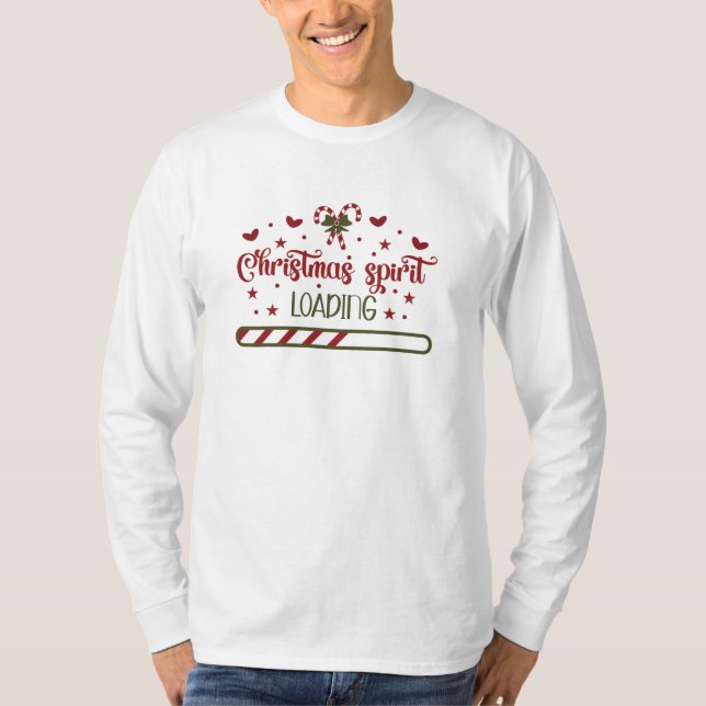Camiseta Bebida Espirituosa De Natal (Frente)