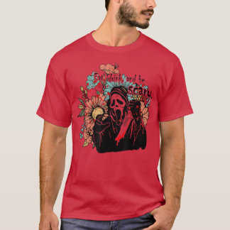 Camiseta Bebida Floral E Seja Assustadora Ghost Hall