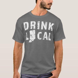 Camiseta Bebida Local de Indiana Artesanato Beer IN Brewer