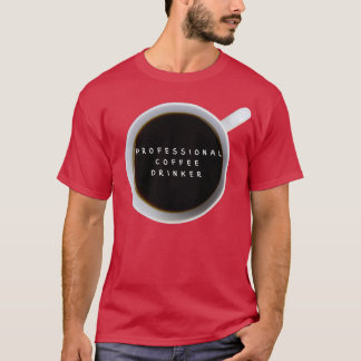 Camiseta Bebida profissional de café 1