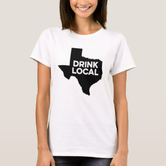 Camiseta Bebida Texas local para o Texan