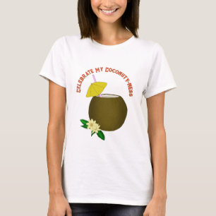 Camiseta Bebida Tropical de Coco