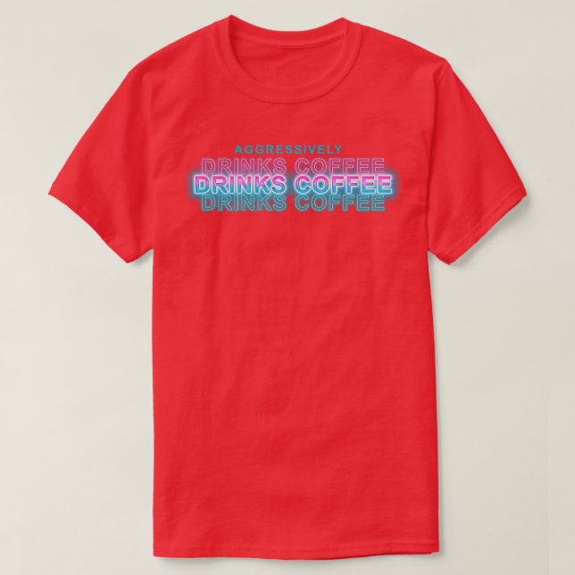 Camiseta Bebidas Agressivas Café 1 (Frente do Design)