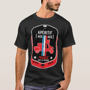 Camiseta Bebidas Aperitif Francesas