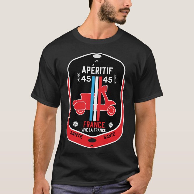 Camiseta Bebidas Aperitif Francesas (Frente)