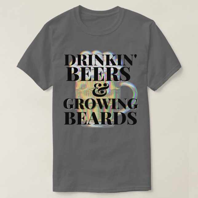 Camiseta Bebidas Bebidas Que Cultivam Carnes 1 (Frente do Design)