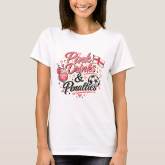 Camiseta Bebidas Cor-de-Rosa e Penalidades 
