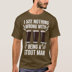 Camiseta Bebidas De Cerveja Stout Bebendo