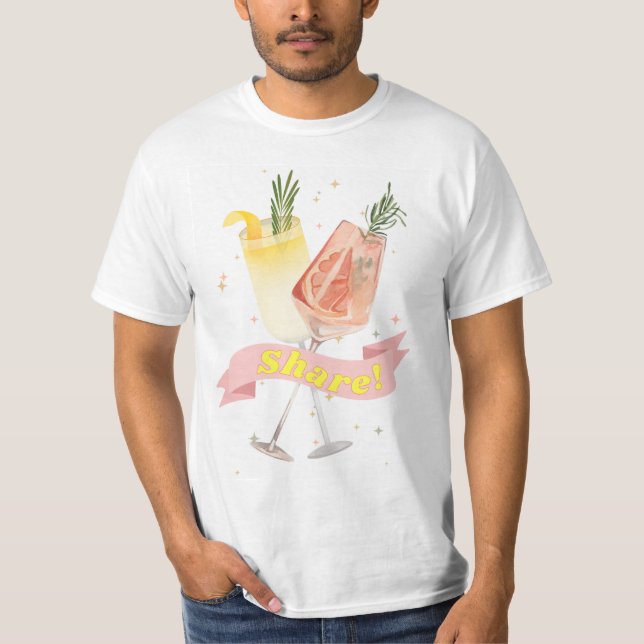CAMISETA BEBIDAS DE VERÃO (Frente)