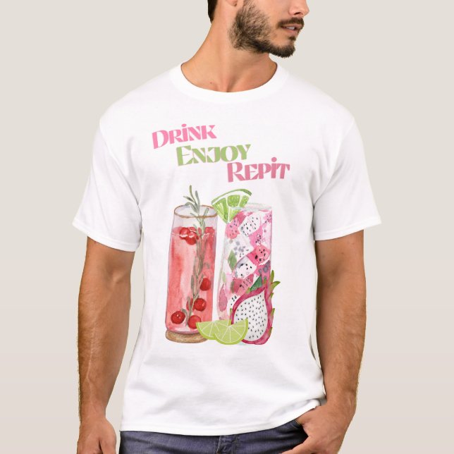 CAMISETA BEBIDAS DE VERÃO (Frente)