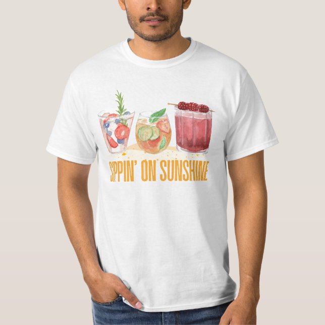 CAMISETA BEBIDAS DE VERÃO (Frente)