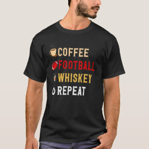Camiseta Bebidas Engraçadas Com Sobremesa, Futebol, Whiskey