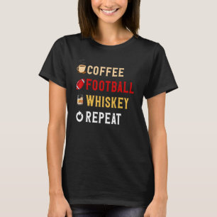 Camiseta Bebidas Engraçadas Com Sobremesa, Futebol, Whiskey