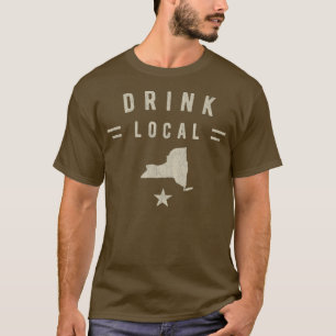 Camiseta Bebidas locais de cerveja de Artesanato de Nova Io