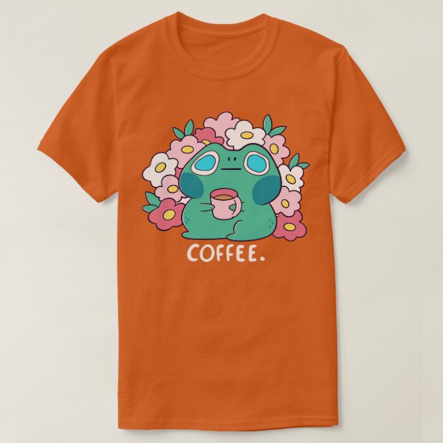 Camiseta Bebidas sapos Café (Frente do Design)