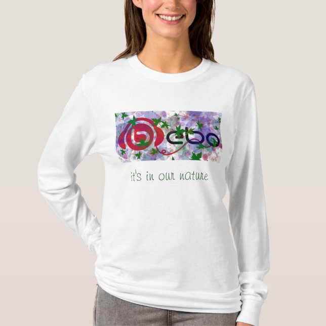 Camiseta bebo, está em nossa natureza (Frente)