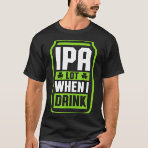 Camiseta Bebo Muito Quando Bebo Cerveja Engraçado Bebendo P