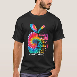 Camiseta Became A Teacher Middle School Teaching Back To