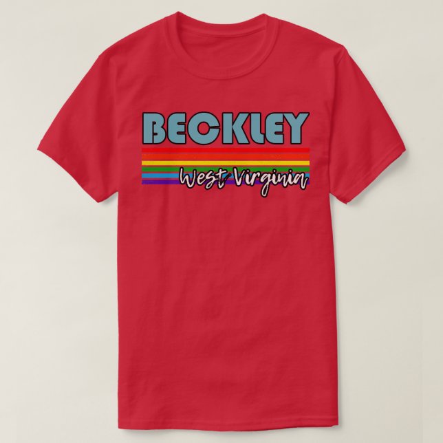 Camiseta Beckley West Virginia Pride Beckley LGBT LGB (Frente do Design)