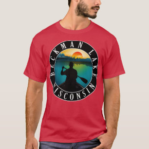 Camiseta Beckman Lake Wisconsin Canoeing